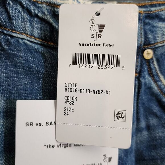 Sandrine Rose x Free People The Fred Distressed Jeans 416 - Picture 14 of 16